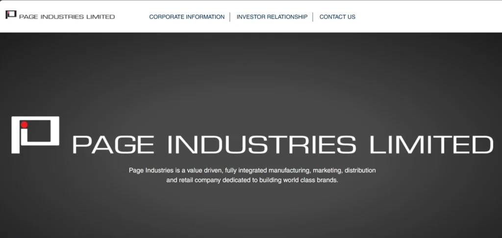 Top Textile Companies in India: Page Industries Limited