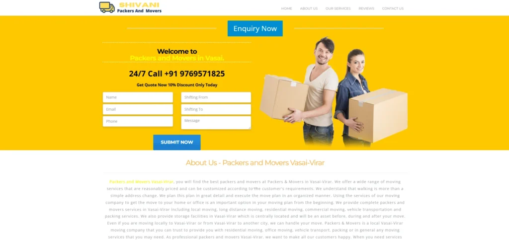 Packers and Movers in Bhopal - Shivani Packers & Movers