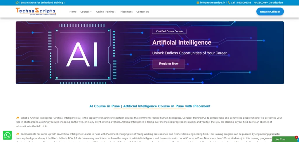 Technoscripts — AI Course (Pune)
