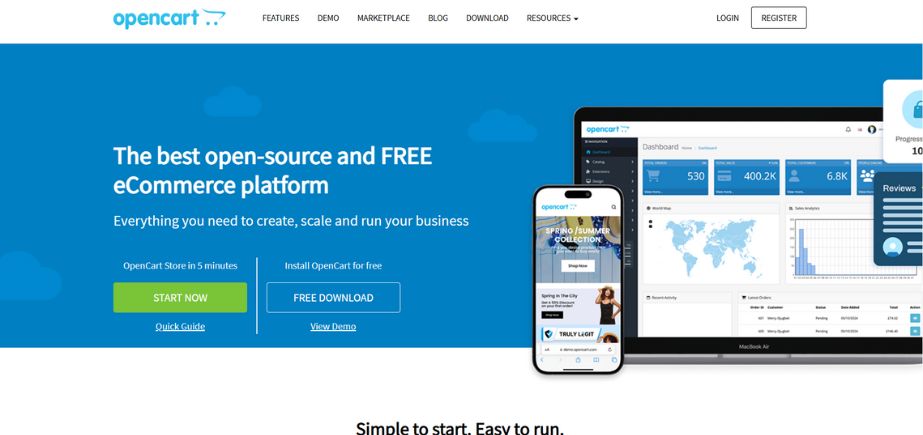 BigCommerce alternatives-opencart