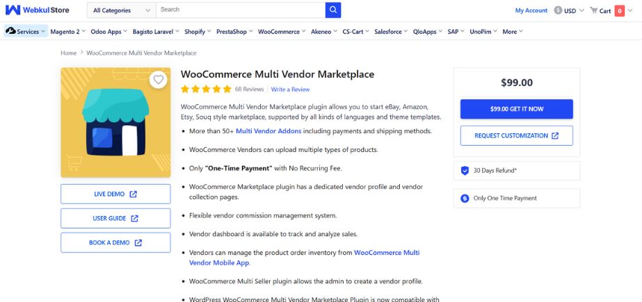 WooCommerce Multi-Vendor Plugin-webkul