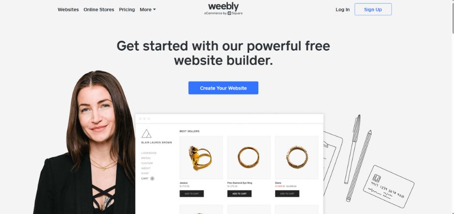 BigCommerce alternatives-weebly