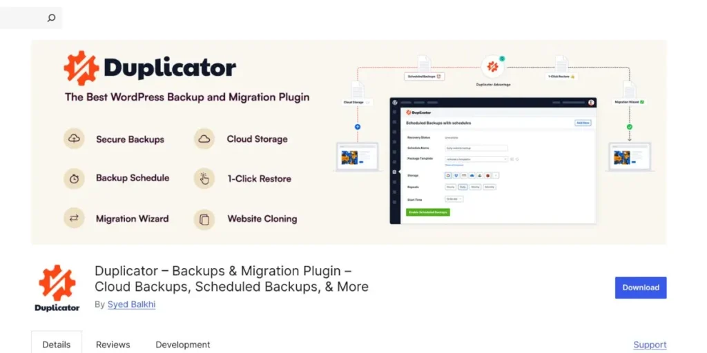 WordPress Backup Plugins
