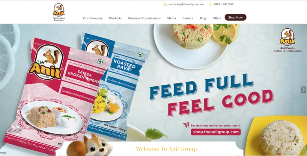 Anil Foods Ltd.-Food Manufacturing Companies in Chennai