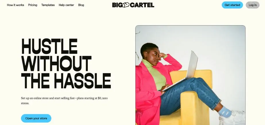 Big Cartel - Best ecommerce platform for small business