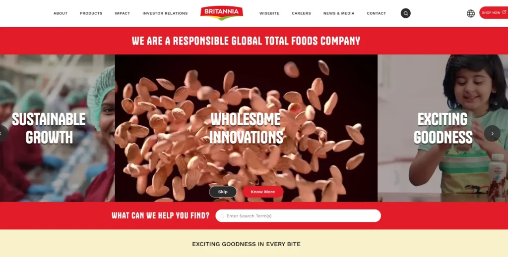 Britannia Industries Ltd.-Food Manufacturing Companies in Bangalore