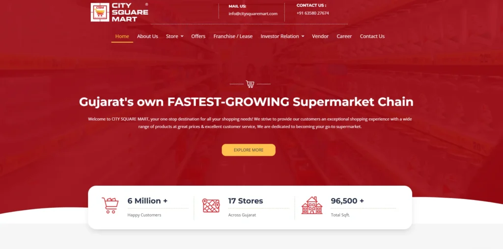 City Square Mart-FOCO Franchise Opportunities in India