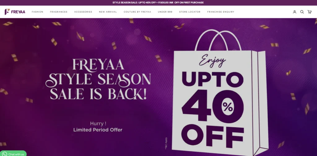 FFreyaa-FOCO Franchise Opportunities in India