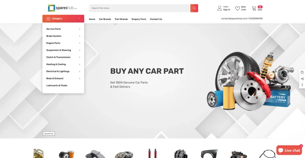 Automotive Franchise to Consider in India - SparesHub 