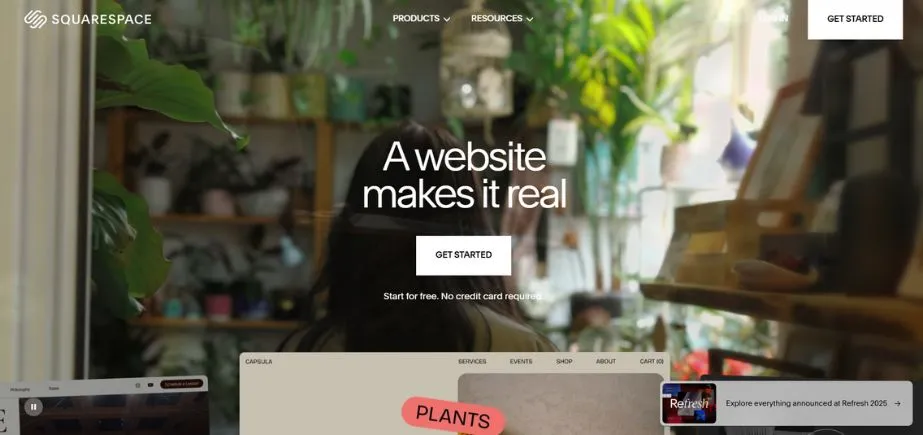 Squarespace - Best ecommerce platform for small business