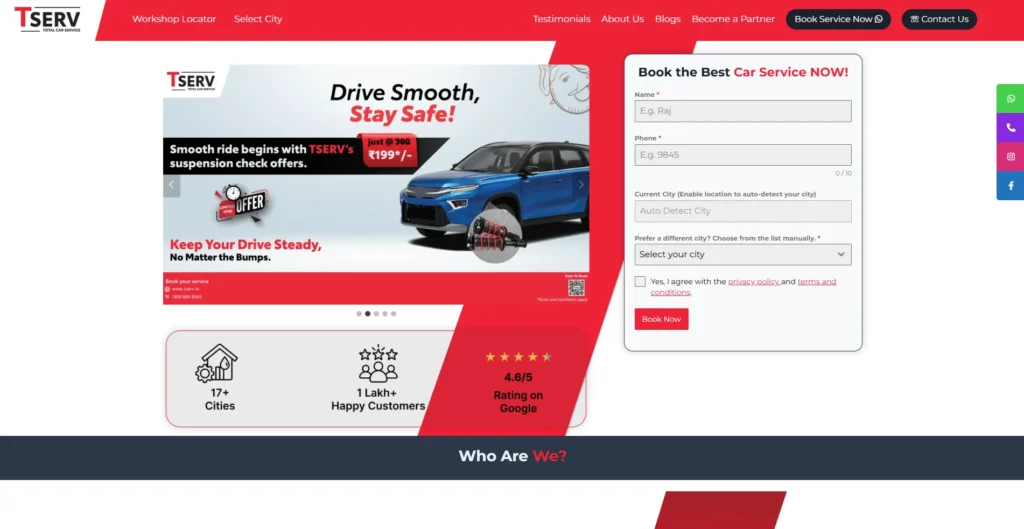 Automotive Franchise to Consider in India - T-Serv 