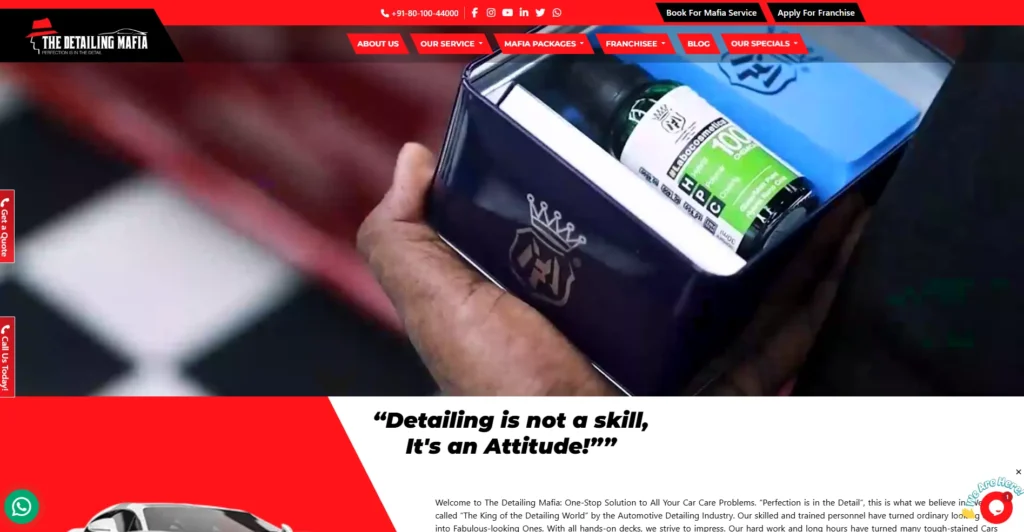 Automotive Franchise to Consider in India - The Detailing Mafia