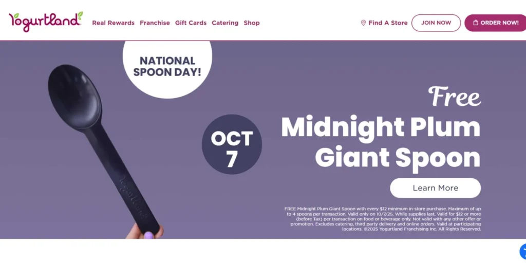 Yogurtland Franchise Cost