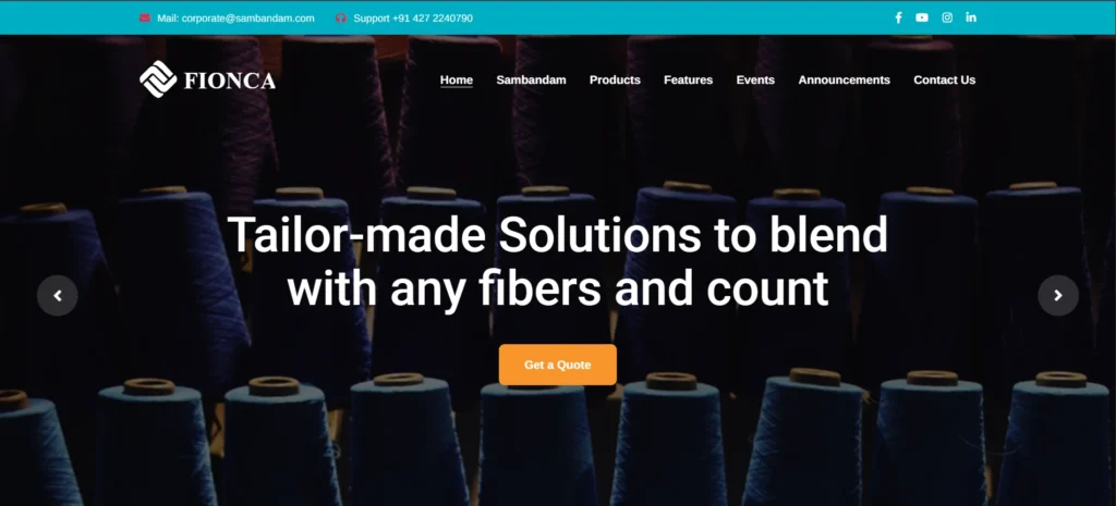 Sambandam Spinning Mills Limited-Textile Companies in Tamil Nadu