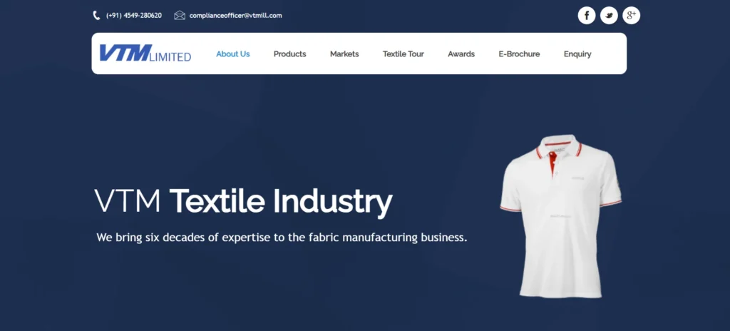 VTM Limited (Tamil Nadu)-Textile Companies in Tamil Nadu