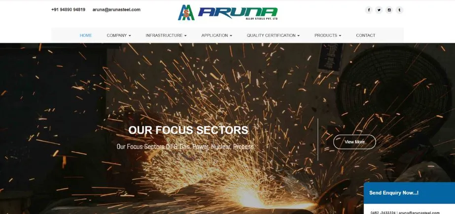 Aruna Alloy Steels Pvt Ltd - Manufacturing Companies in Madurai