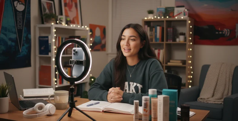 Blogging or Vlogging with Affiliate Marketing-Business Ideas for College Students