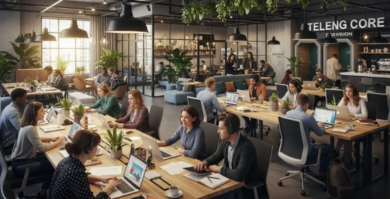 Co-working Space Business-Business Ideas in Delhi 