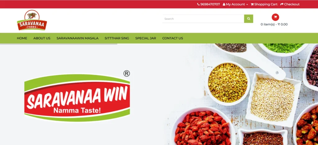 food manufacturing companies in erode Sri Saravana Spices