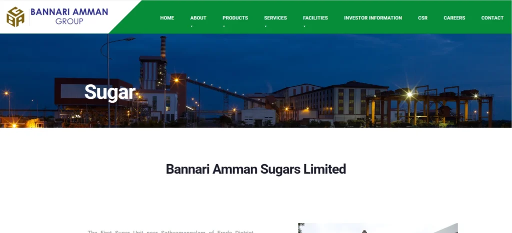 food manufacturing companies in erode Bannari Amman