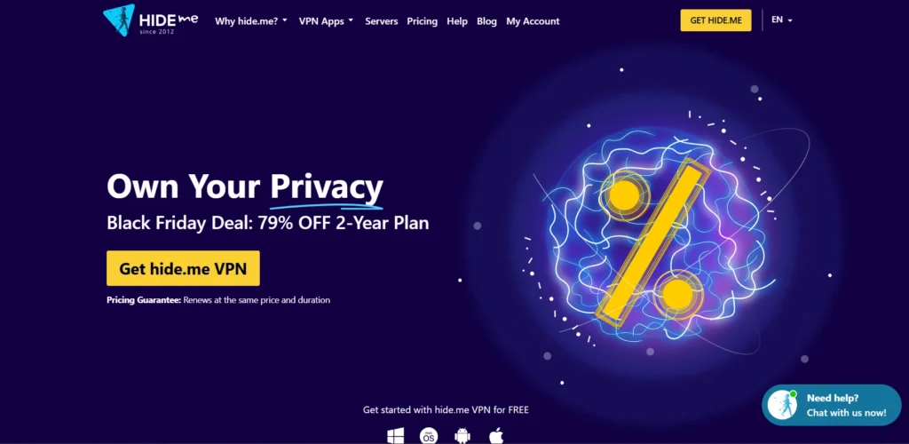 VPN for Apple TV - Hide.me