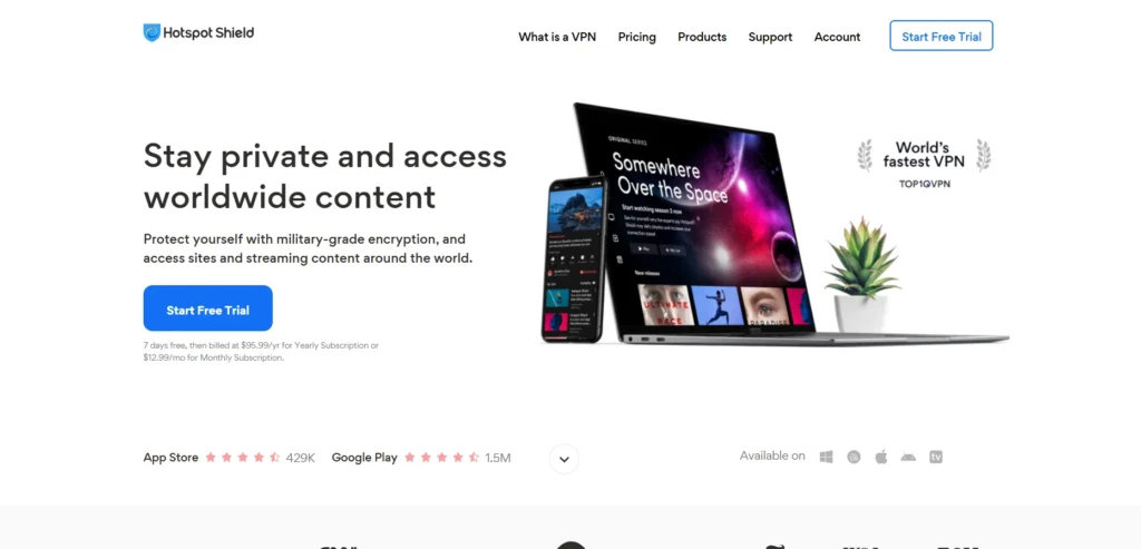 VPN for Android TV - Hotspot Shield
