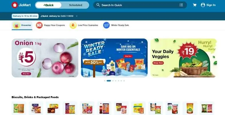 JioMart Franchise Cost