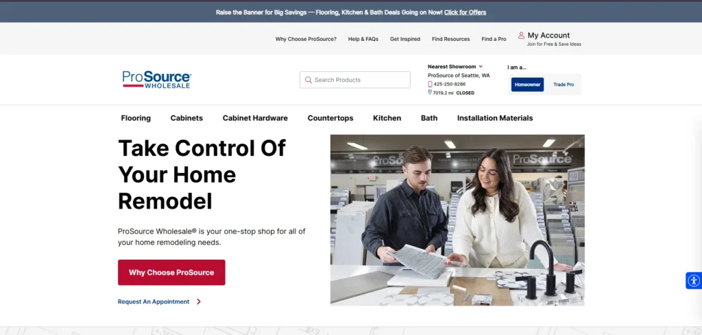 ProSource Wholesale- franchises for veterans