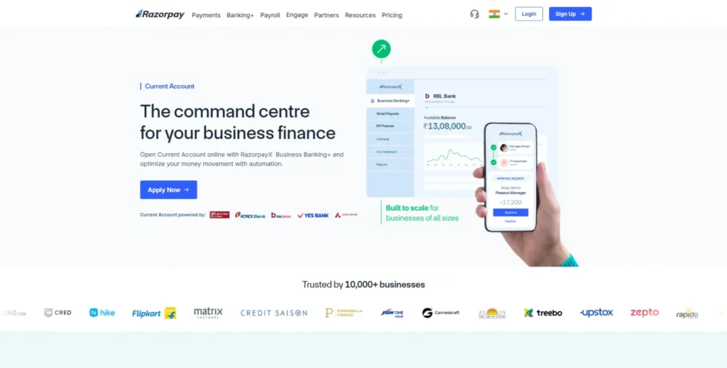 Neo Bank in India - RazorpayX