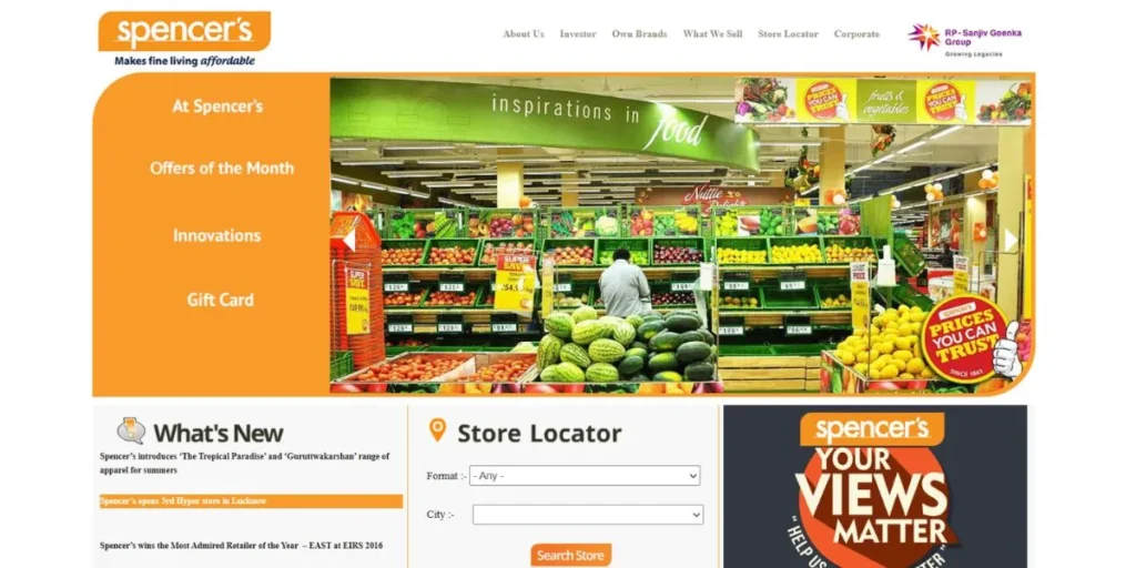 Retail Companies in India