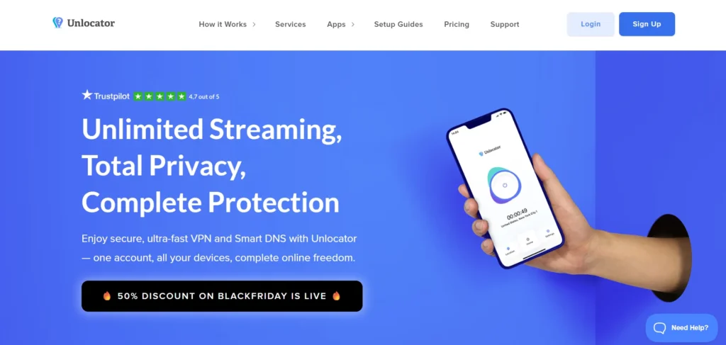 VPN for Apple TV - Unlocator