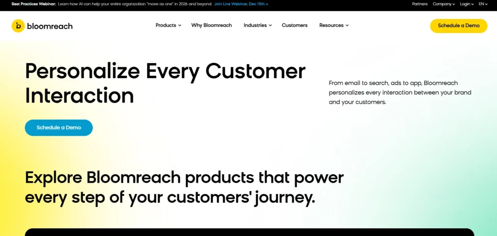 B2B Marketing Automation Platform - Bloomreach