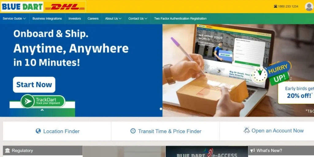 Blue Dart - Freight Forwarding Companies in India