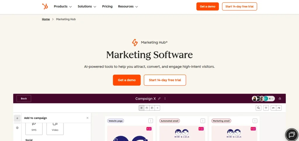 B2B Marketing Automation Platform - HubSpot Marketing Hub