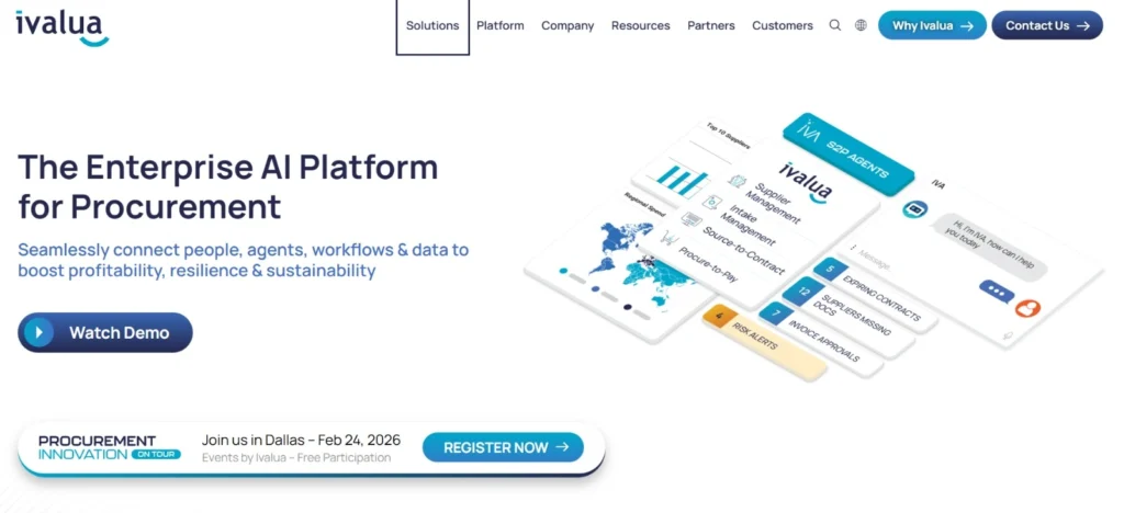 vendor management system software - Ivalua