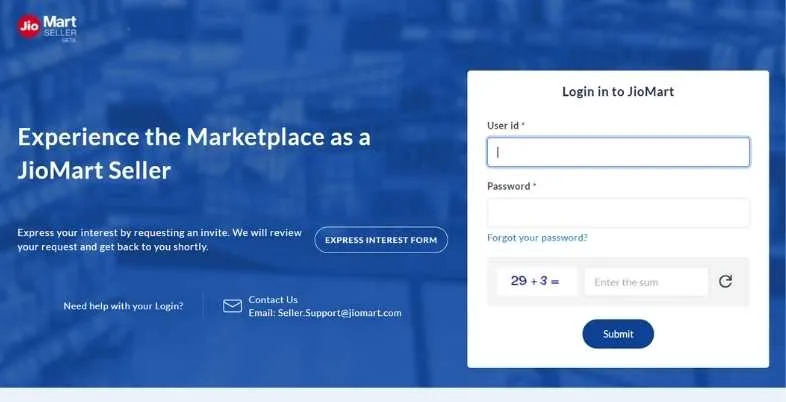 Jio Mart Seller Registration