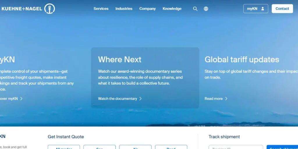 Kuehne+Nagel India - Freight Forwarding Companies in India