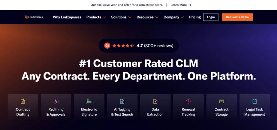 LinkSquares - Contract Management Software India