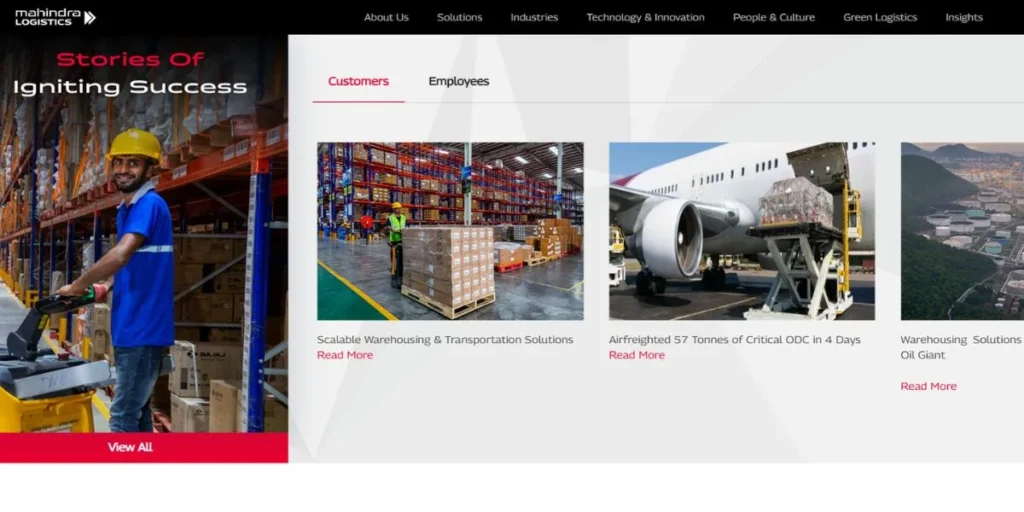 Mahindra Logistics - Freight Forwarding Companies in India