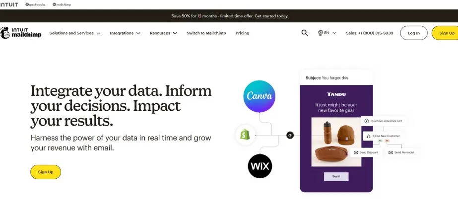 Mailchimp - SaaS Marketing Tools