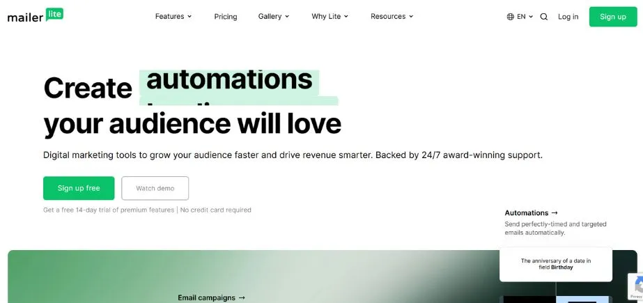 Mailerlite - SaaS Marketing Tools