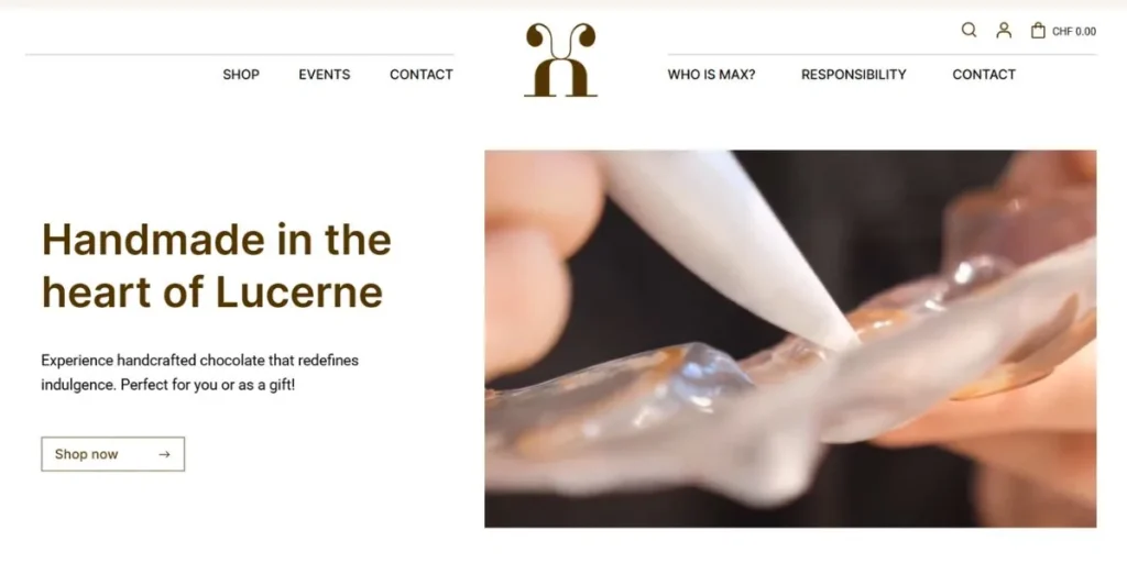 Max Chocolatier - Swiss Chocolate Brands