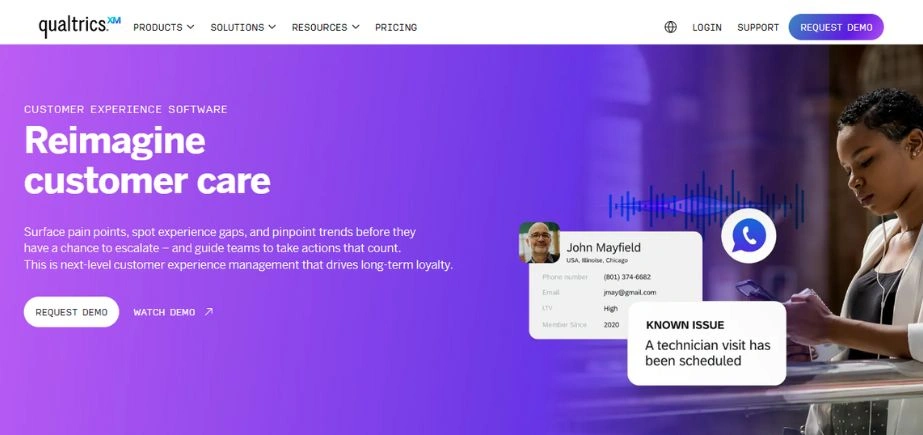 Qualtrics Customer Experience - Customer Engagement Platforms