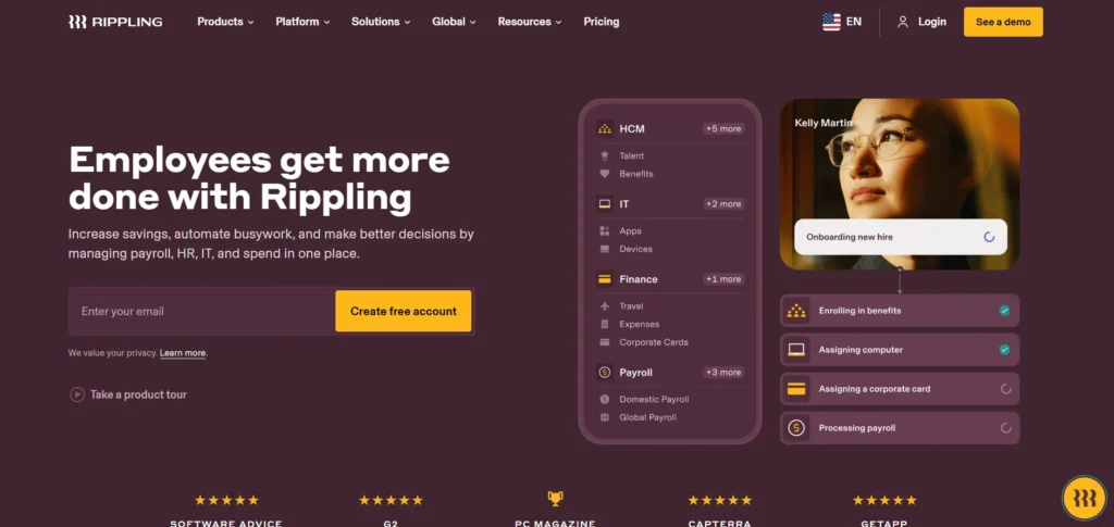 HRMS Software - Rippling