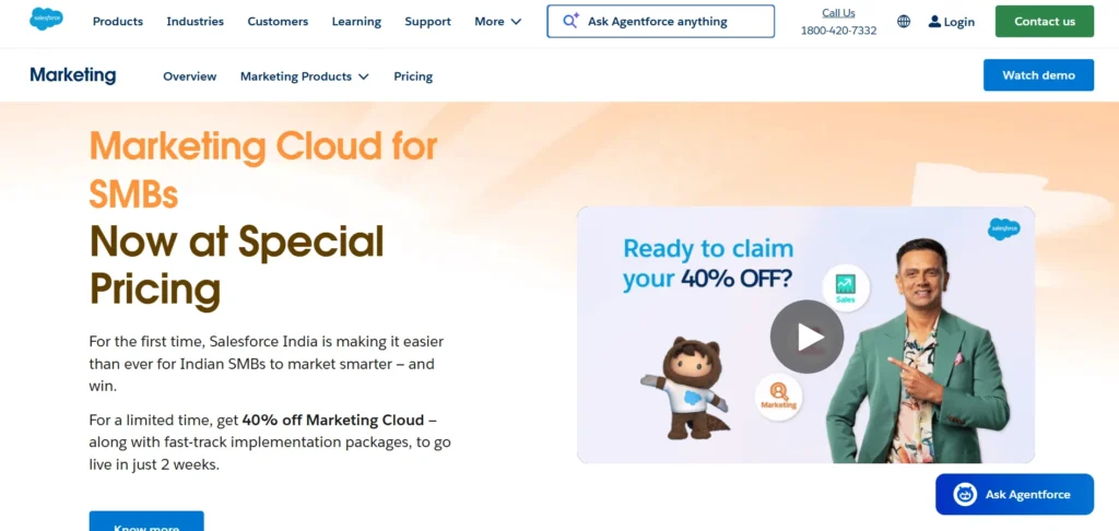 B2B Marketing Automation Platform - Salesforce Marketing Cloud