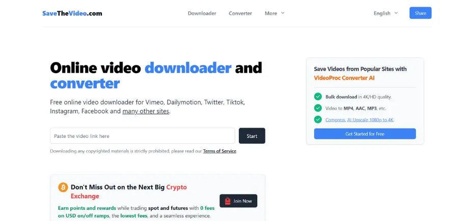 SaveTheVideo - Vimeo to MP4 Converter