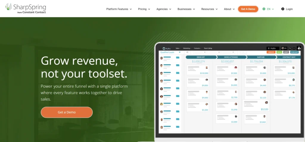 B2B Marketing Automation Platform - SharpSpring