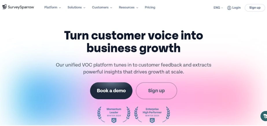 SurveySparrow - Customer Engagement Platforms