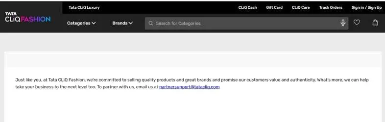 Tata CLiQ Seller Registration