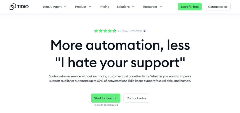 Tidio - Customer Engagement Platforms